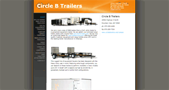 Desktop Screenshot of circlebtrailers.net